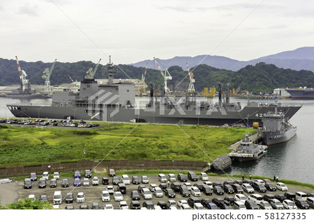 Maritime Self-Defense Force supply ship Masyu AOE-425 Maizuru-shi, Kyoto 58127335