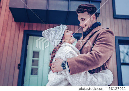 Young woman spending time with her boyfriend Young woman spending time with her boyfriend 58127911