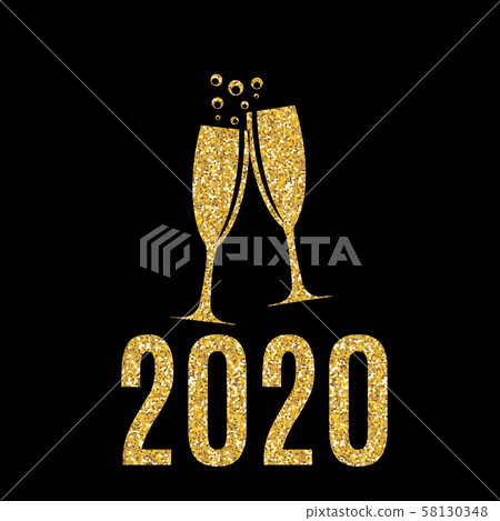 2020 New Year and Merry Christmas Background. 2020 New Year and Merry Christmas Background. 58130348