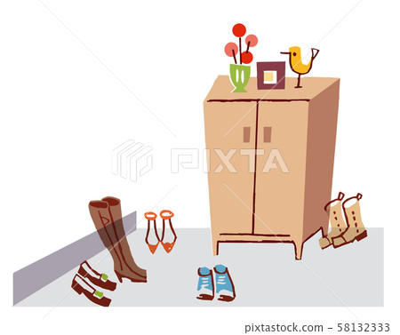 Shoes Illustration Front