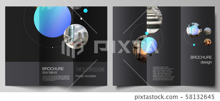 The Vector Layouts Of Creative Covers Design Stock Illustration 58132645 Pixta