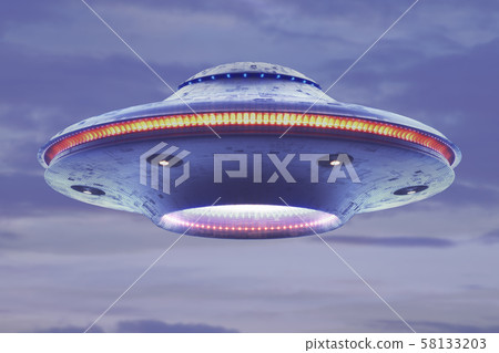 UFO Unidentified Flying Object Clipping Path 58133203