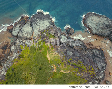 From the sky of Mikamizaki Lighthouse From the sky of Mikamizaki Lighthouse 58133253