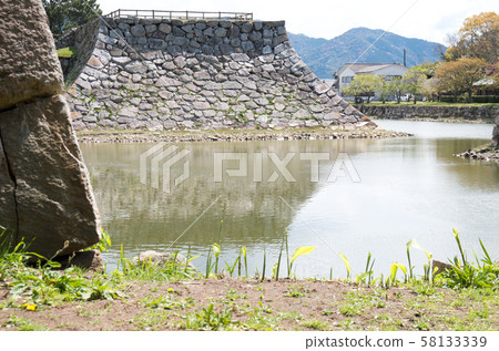 gi城城堡護城河和石牆 gi城城堡護城河和石牆 58133339