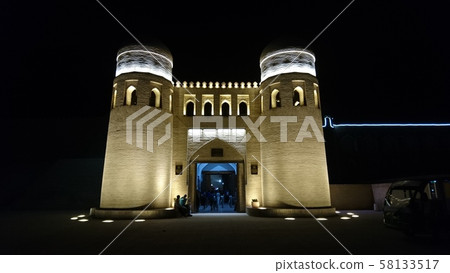 Illuminated Ota Darvaza Gate 58133517