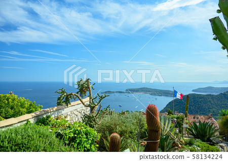 Eze，Eze村，Takanosu村，法國南部度假勝地，蔚藍海岸，Ezu，植物園，法國 58134224