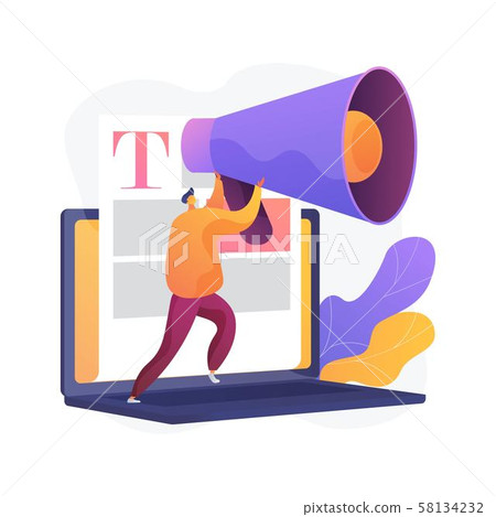 Content and mass media marketing vector concept metaphor. Content and mass media marketing vector concept metaphor. 58134232