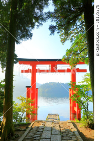 Kanagawa Prefecture Hakone Ashinoko Hakone Shrine 58135279