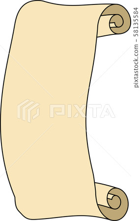 Scroll Scroll Title Design Material Frame Vertical Illustration Scroll Scroll Title Design Material Frame Vertical Illustration 58135584