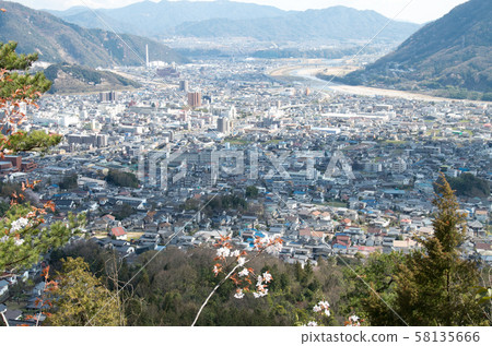 A view of the Kabe district in Asabe-ku, Hiroshima A view of the Kabe district in Asabe-ku, Hiroshima 58135666