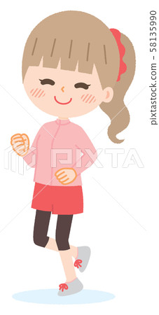 體育步行慢跑女人圖 體育步行慢跑女人圖 58135990