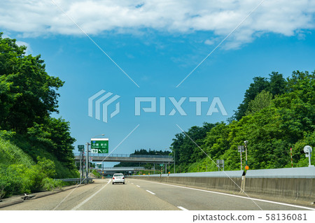 新潟縣信越高速公路中越新井IC出口 新潟縣信越高速公路中越新井IC出口 58136081