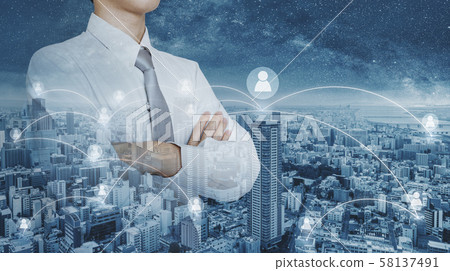 Business network and HR human resources management Business network and HR human resources management 58137491