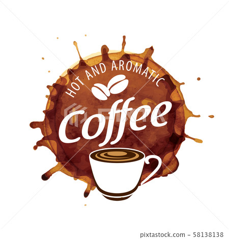Coffee logo. Vector illustration on white background Coffee logo. Vector illustration on white background 58138138