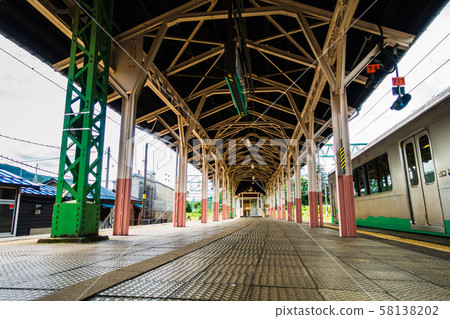 住宅棚：越後常木鐵路：上越市中鄉區新紅木站 58138202