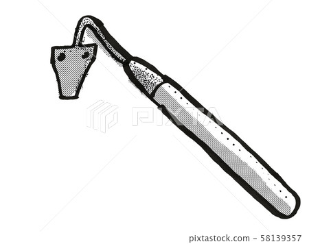Amish sickle bar garden hoe Garden Tool Cartoon 58139357