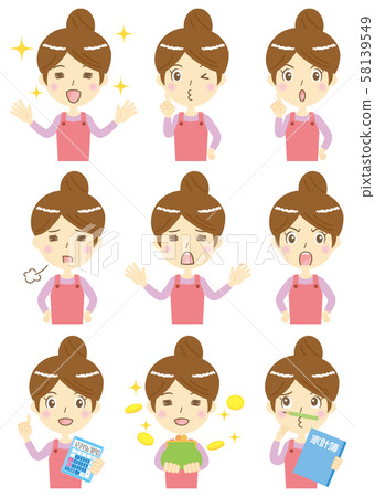 家庭主婦的女人設置圖 58139549
