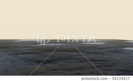Abstract background. Ground with water against the sky 58139827