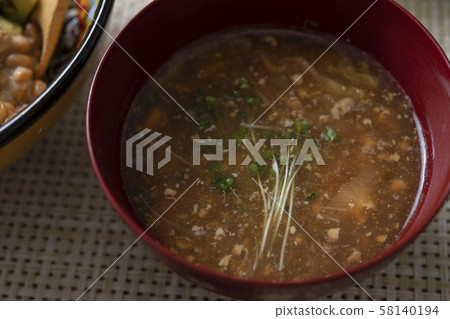 Minced pork vinegar soup Minced pork vinegar soup 58140194