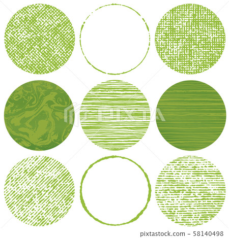 Matcha new tea circle writing brush illustration 58140498