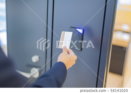 業務現場安全卡讀卡器，可通過卡鑰匙打開門 58141020