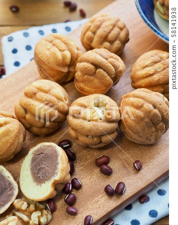 亞洲食物核桃糖果 58141938