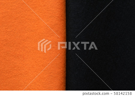 Purple and orange felt. Halloween image. Purple and orange felt. Halloween image. 58142158