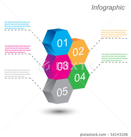 Info-graphic design template. Info-graphic design template. 58143206