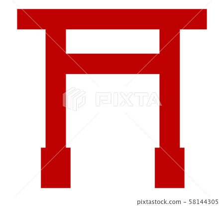 Vector Torii New Year Icon Ise Torii 58144305