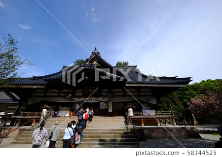 Oyama shrine (hall of worship) 58144525