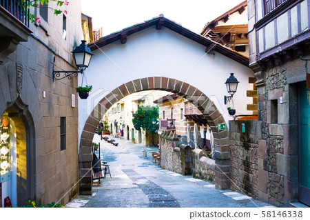 Territory of architectural complex Poble Espanyol Territory of architectural complex Poble Espanyol 58146338
