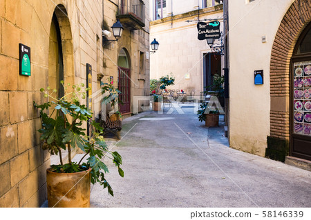 Territory of architectural complex Poble Espanyol Territory of architectural complex Poble Espanyol 58146339