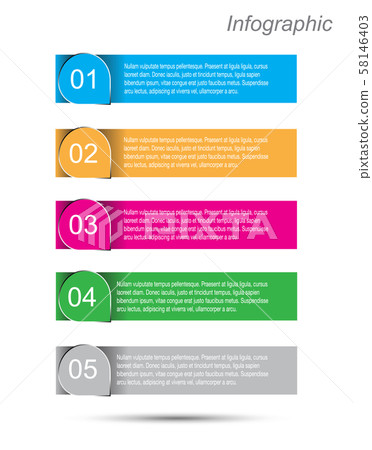 Info-graphic design template. Info-graphic design template. 58146403