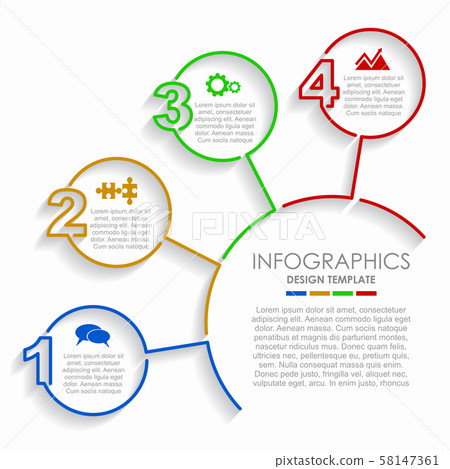 Infographic design template with place for your data. Vector illustration. Infographic design template with place for your data. Vector illustration. 58147361