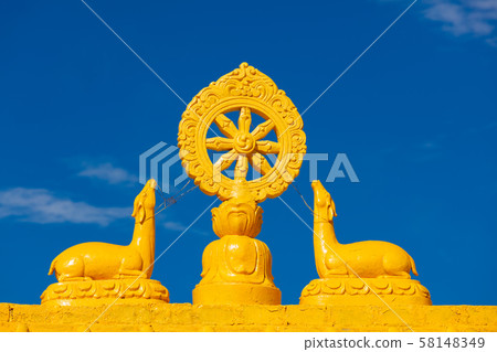 Buddhist Wheel of the Law 58148349