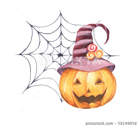 Spider Web Jack O Lantern