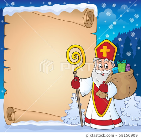 Saint Nicholas topic parchment 8 Saint Nicholas topic parchment 8 58150909