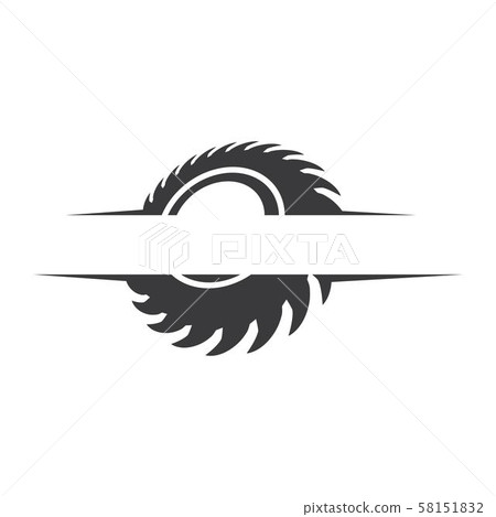 Industrial saw vector illustration icon 58151832