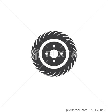 Industrial saw vector illustration icon Industrial saw vector illustration icon 58151842