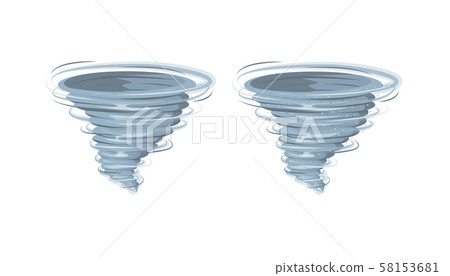 Tornado vector isolated. 58153681