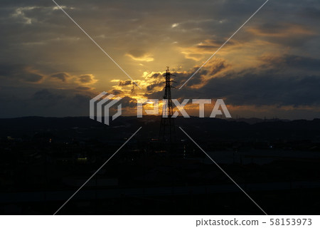 Kurashiki at dusk Kurashiki at dusk 58153973