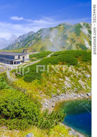 Mikuriga Pond and Mikurigaike Hot Spring (Vertical) 58154446