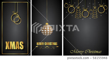 2020 Merry Christmas background. 58155948