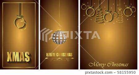 2020 Merry Christmas background. 58155950