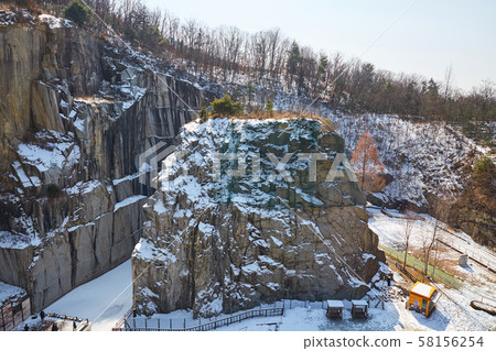 Geopark in Pocheon-si, South Korea. Geopark in Pocheon-si, South Korea. 58156254