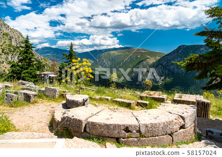 Archaeological Site of Delphi in Greece Archaeological Site of Delphi in Greece 58157024