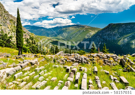 Archaeological Site of Delphi in Greece Archaeological Site of Delphi in Greece 58157031