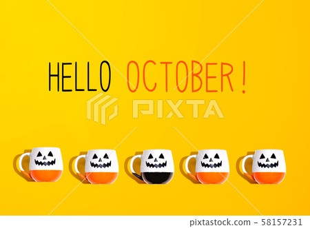 Hello October message 58157231