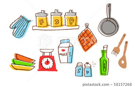 Set of various kitchen accessories Set of various kitchen accessories 58157268