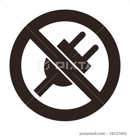 No plug icon 58157682